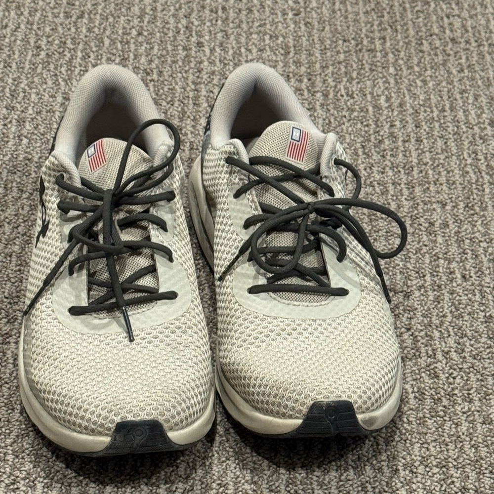 Under Armour Beige and Black Sneakers